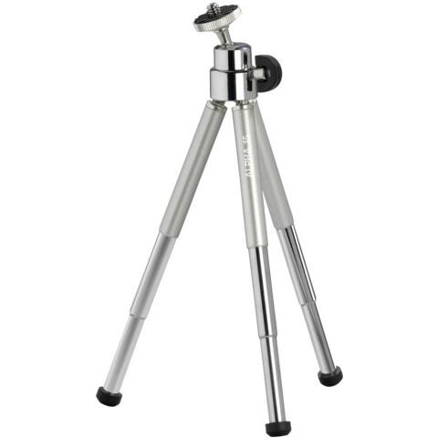 Treppiede con Testa a Sfera Altezza Max 18 cm Argento 50033-EU - Foto 1