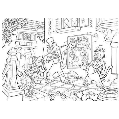 Pinocchio - Puzzle Double-Face Supermaxi 35 Pz - Foto 3