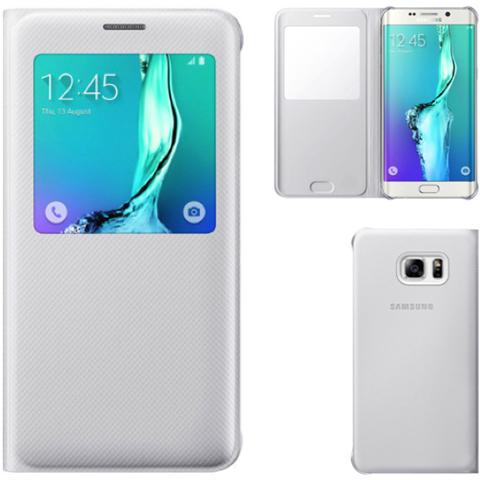 Custodia EF-CG928PWE S View Cover S6 Edge+ Bianco - Foto 1