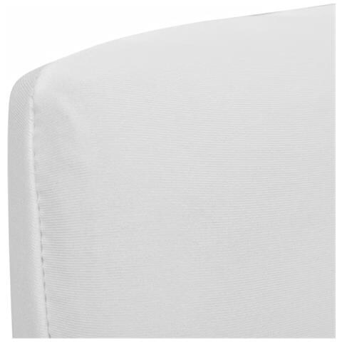 Coprisedia Elasticizzata Bianca Dritta 6 Pz - Foto 4