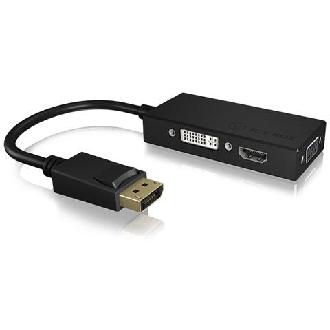 Adattatore 3 in 1 da Displayport a HDMI / DVI-D / VGA - Foto 1