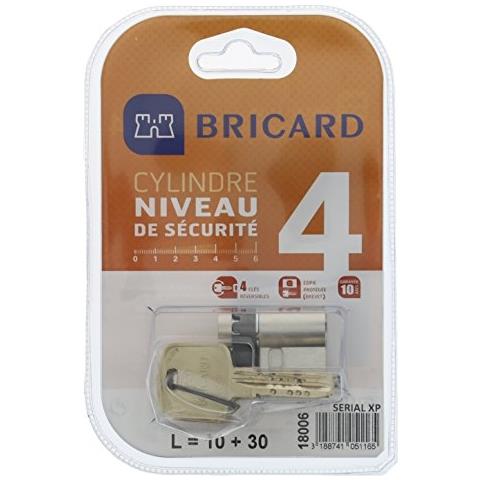 18006 semicilindro Per Serratura Serial Xp 10 + 30 nichelato - Foto 1