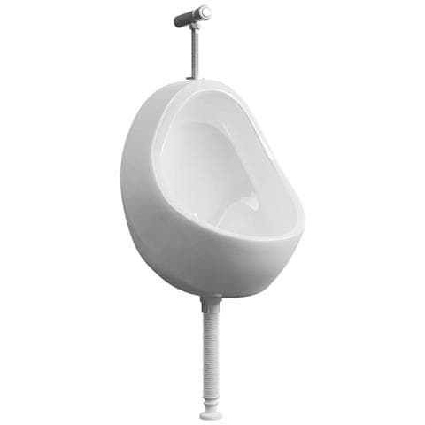 WC Orinatoio Sospeso con Sciacquone in Ceramica Bianco - Foto 1