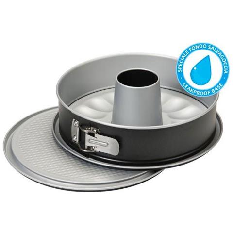 Tortiera Apribile 2 Fondi Silver Elegance Cm 26 - Foto 1