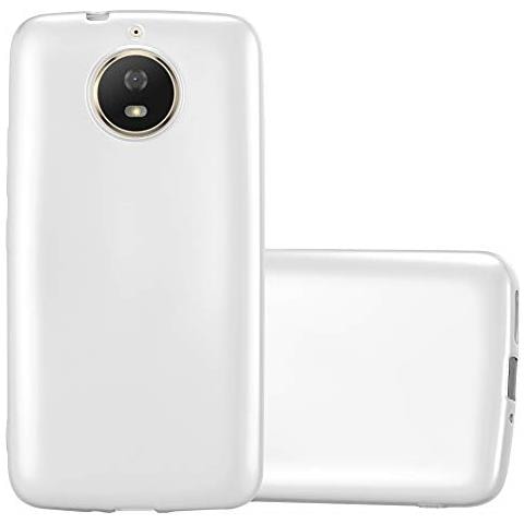 Custodia Compatibile Con Motorola Moto G5s In Argento Metallico - Coperchio Protettivo In Silicone Tpu Flessibile - Foto 1
