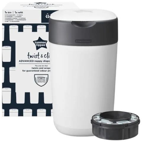 Contenitore Pannolini Tommee Tippee 85101501 Twist&click Bianco - Foto 1