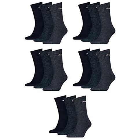 15 Pair Puma Sport Socks Tennis Socks Gr. 35 - 49 Unisex, Farben: 321 - Navy, Socken & Strümpfe: 43-46 - Foto 1