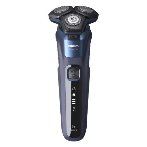 Series 5000 S5585/35 Rasoio Elettrico Wet & Dry Ricaricabile Colore Blu - Foto 2