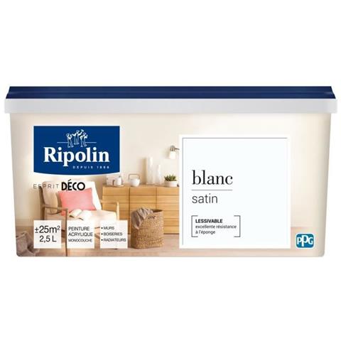 All Pieces Wall Paint - Satin White, 2.5l - Foto 1