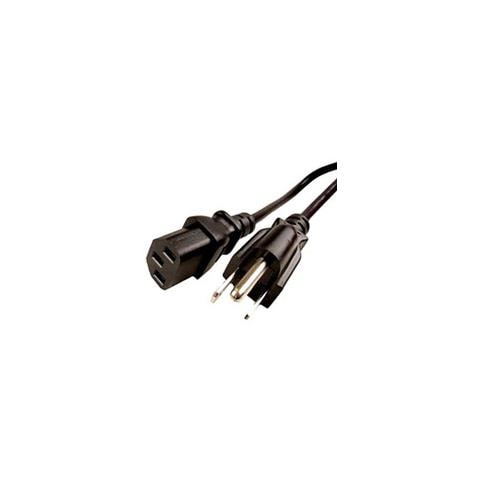 PowerCord US (1.8m) IEC320, Maschio / femmina, 1,8m, Nero - Foto 1