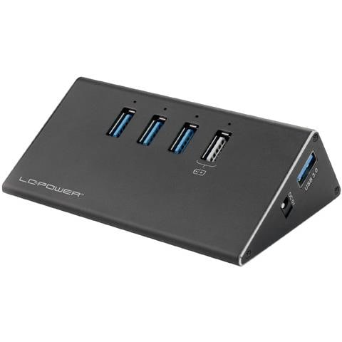 Elecom U3H-A416BF1WH USB 3.0 (3.1 Gen 1) Type-A 5000Mbit/s Bianco perno e concentratore