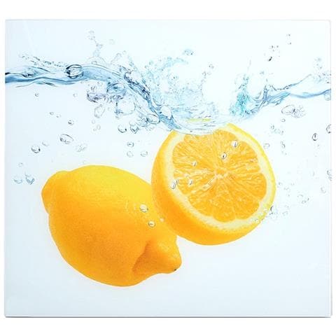 ZELLER Lemon Splash Piastra In Vetro Per Piano Cottura - Grande Zeller