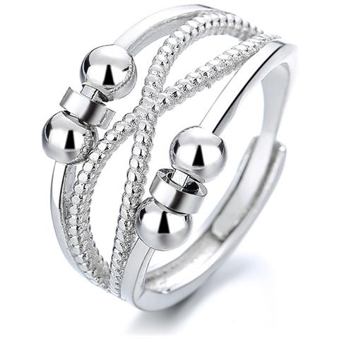 Anello Antistress Con Perle Silver S - Foto 1