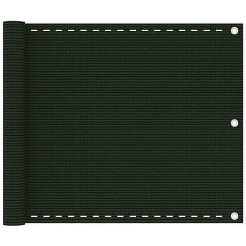 Paravento Per Balcone Verde Scuro 75x300 Cm In Hdpe - Foto 1