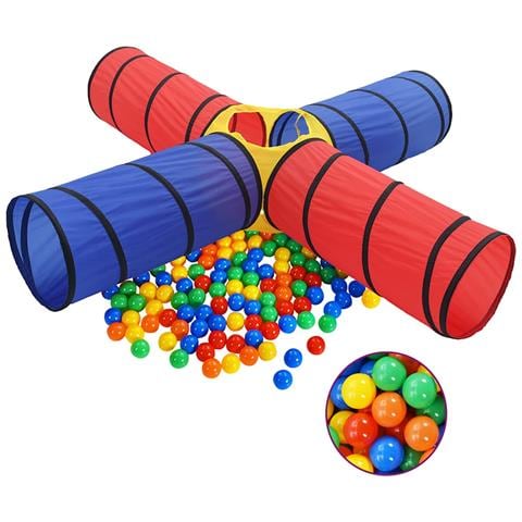 Tunnel Da Gioco Per Bambini Con 250 Palline Multicolore - Foto 1