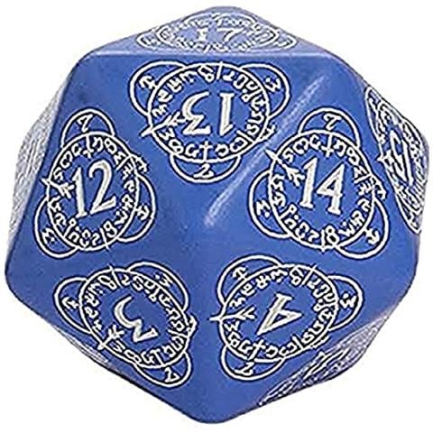 D20 Contatore Di Livello Fustella Blu E Bianca - Foto 1