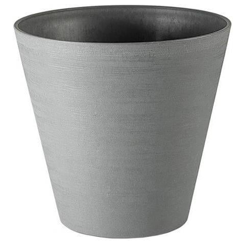 Vaso Per Rinvaso Grigio Con Bordo Arrotondato - Foto 1