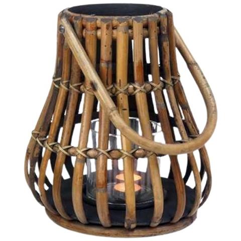 Fotoforo Di Lanterna Rattan Con Manico - Foto 1