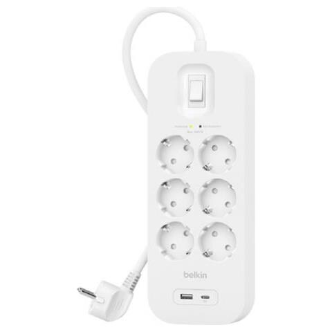 Protezione da sovratensione con Presa USB C 6 2m - Foto 1