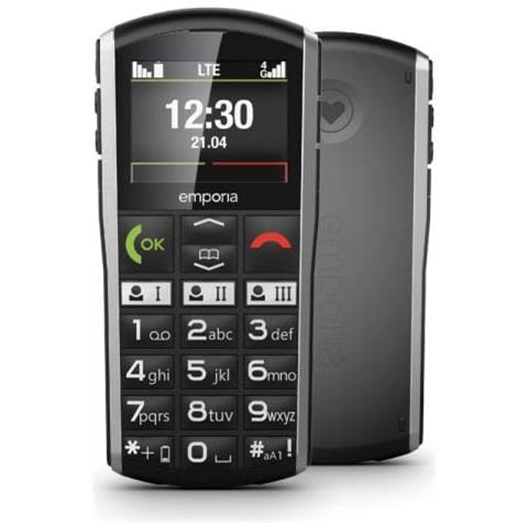 Simplicity Senior Phone Mono Sim Display 2" con BluetoothTasti Grandi + SOS Colore Nero - Italia - Foto 1