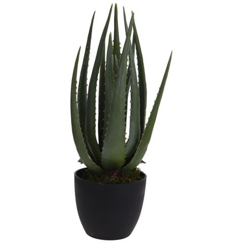 Pianta Artificiale In Vaso Aloe Vera 25x45 Cm - Foto 1