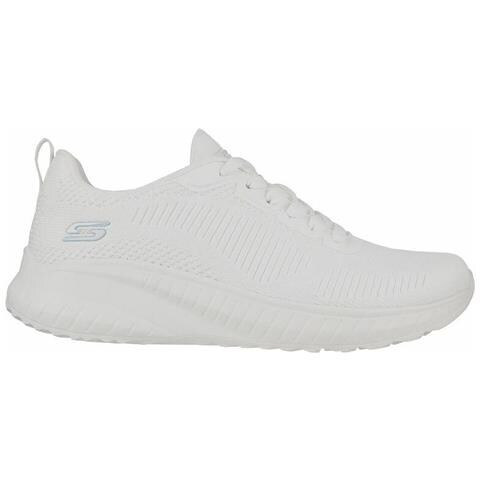 Scarpe Sportive Da Donna Skechers Bobs Sport Squad Chaos Bianco 36.5 - Foto 1