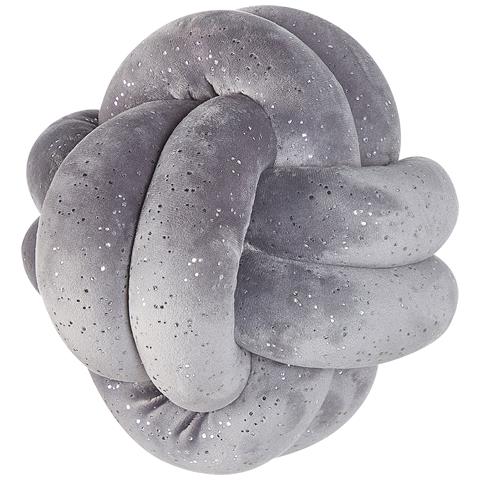 Cuscino Decorativo Malni Velluto 20 X 20 Cm Tinta Unita Grigio - Foto 2