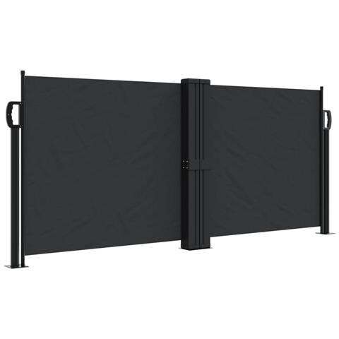 Tenda da Sole Laterale Retrattile Nera 100x1000 cm - Foto 1