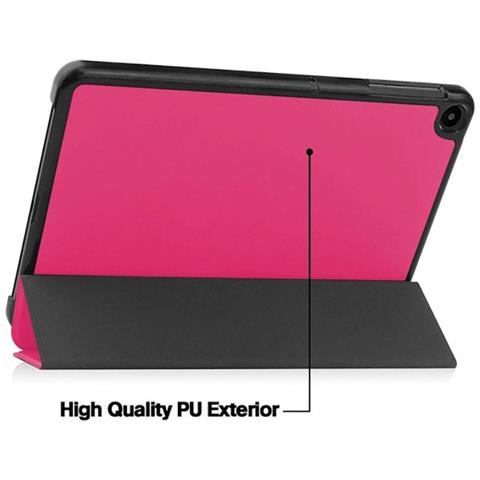 Eco-leather Case Lenovo Tab P12 12.7'' (2023) Coral Pink - Foto 8