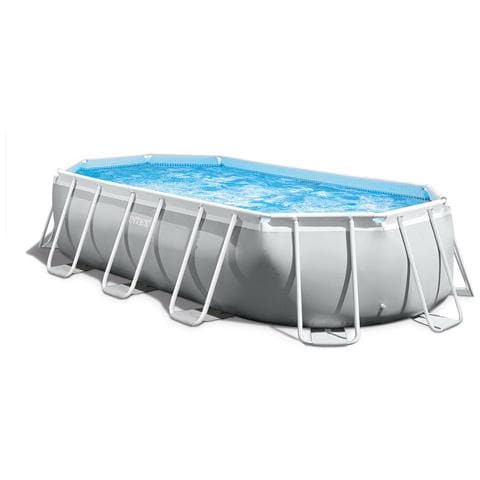 Piscina Ovale Con Struttura 503x274xh122 Cm Prism Frame 26796 - Foto 1