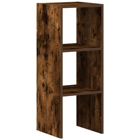 Libreria Impilabili Rovere Fumo 30x30x80 Cm Legno Multistrato - Foto 2