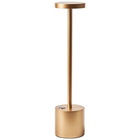 Lampada Da Tavolo Senza Fili A Led Lizandro Con Dimmer Metallo Oro - Foto 6