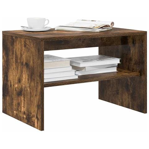 Mobile Porta Tv Rovere Fumo 60x40x40 Cm In Legno Multistrato - Foto 1