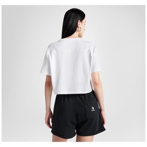 Sporty Boxy T-shirt 10027625-a03, Donne, Bianca, L - Foto 5