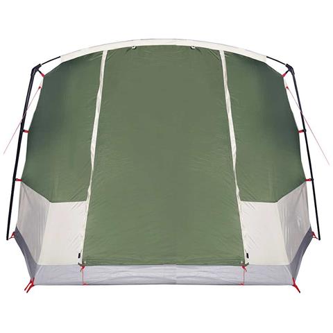 Tenda da Campeggio a Tunnel per 4 Persone Verde Impermeabile - Foto 8