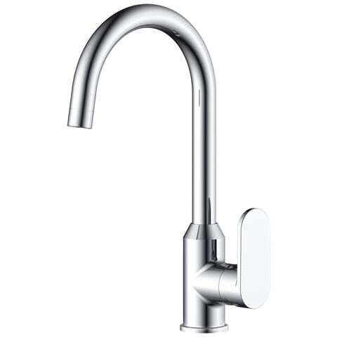 Miscelatore Monocomando Lavello Cucina Canna Orientabile Sofia Installazione Rapida *** Finitura- : Cromo Lucido - Foto 1