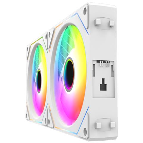 INFINITY Case per computer Ventilatore 12 cm Bianco - Foto 7