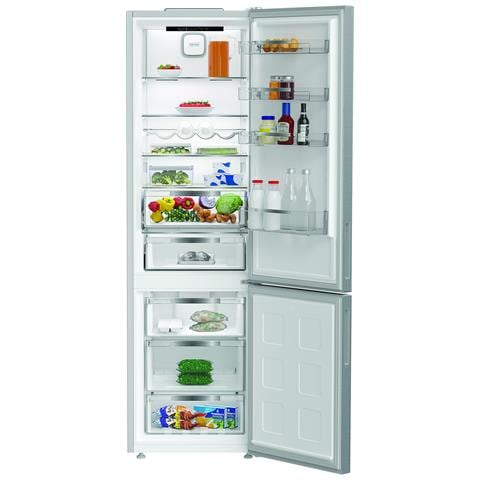 Ariston HP1K 25402 XP7E Frigorifero combinato a libera installazione, Dual no frost, 60cm, Classe B, Silver, 31 dbA, h 203 cm - Foto 10