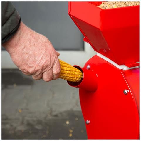 Mulino Elettrico Per Cereali Con Potente Motore Elettrico Da 1100 Watt, Capacità 240 Kg/h, Mulino A Schiacciamento Con Lama Affilata In Acciaio Inox E Quattro Setacci, Trituratore Per Cereali, Da Montare Sul Tavolo - Foto 8