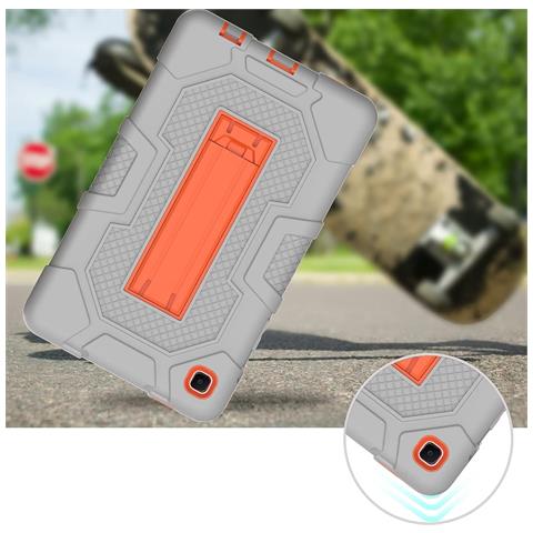 Custodia Per Galaxy Tab A7 Lite 8.7"" Armata Con Supporto Grigia - Foto 2
