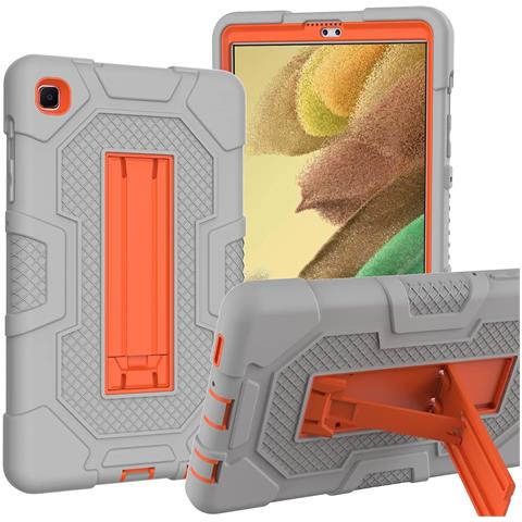 Custodia Per Galaxy Tab A7 Lite 8.7"" Armata Con Supporto Grigia - Foto 1