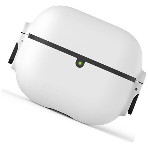 Custodia Protettiva In Silicone Compatibile Con Airpods Pro 2 - Antishock E Antipolvere White - Foto 2