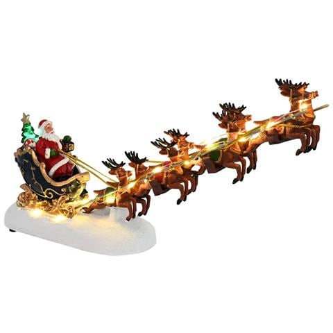 Decorazioni Natalizie Multicolore 31.5 x 6.5 x 16 cm Resina - Foto 2