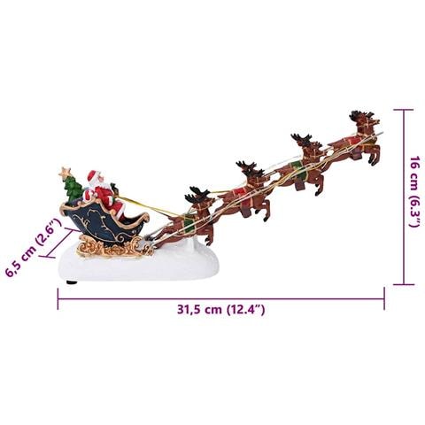 Decorazioni Natalizie Multicolore 31.5 x 6.5 x 16 cm Resina - Foto 8