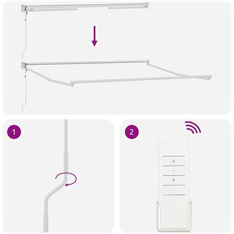 Tenda Retrattile Multicolore 300 x 250 cm Tessuto - Foto 9