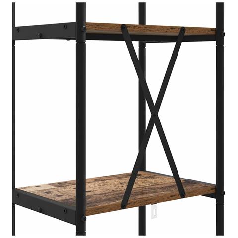 Libreria Legno vecchio 40 x 30 x 146 cm Legno multistrato - Foto 9