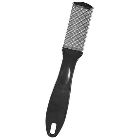 Raschietto Piedi Doppia Faccia Esfoliante Levigante Manico Antiscivolo Ultra Pratico, Nero - Foto 5