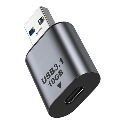 Adattatore 2-pack Type-c Femmina A Usb Maschio, Lega Di Alluminio, Trasferimento Dati 10gbps - Foto 1