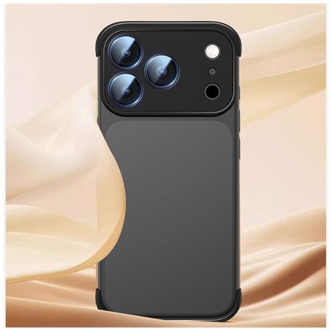 Elegante Custodia Nera Senza Bordi Compatibile Con Iphone 17 Pro - Protezione Totale - Foto 2