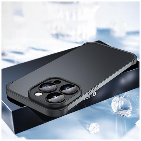 Elegante Custodia Nera Senza Bordi Compatibile Con Iphone 17 Pro - Protezione Totale - Foto 6